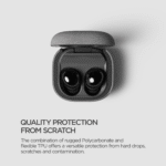 Compatible Galaxy Buds Case - Full Body Shockproof Hard Shell Cover (Modern-Sand Stone) - Image 8