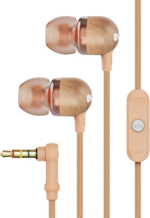 Smile Jamaica: Wired Earphones with Microphone, Noise Isolating Design, and Sustainable Materials, Brass - Image 13