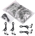 Bulk Earbuds Headphones Wholesale Earphones 50 Pack,Disposable Ear Buds Headsets for Kids School Classroom Students (Black) - Image 7