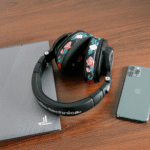 Padz Velour - the Ultimate Upgraded Earpads by Wicked Cushions - Compatible with Audio Technica, Hyperx, Steelseries Arctis & More - Extra Thick - Bigger Opening - Softer Memory Foam | Black Floral - Image 3