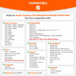 Padz Velour - the Ultimate Upgraded Earpads by Wicked Cushions - Compatible with Audio Technica, Hyperx, Steelseries Arctis & More - Extra Thick - Bigger Opening - Softer Memory Foam | (Black) - Image 2