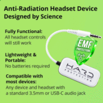Shield Your Body Headset anti Radiation Device, EMF Blocker Wire Headphone Accessory, Functional Air Tube Alternative with Improved Audio Quality, Compatible with 5G Devices and 3.5Mm Headphones - Image 4