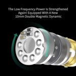 KZ ZSX 5BA+1DD 6 Driver Hybrid In-Ear Hifi Earphones with Zinc Alloy Faceplate, Recessed 2 Pin Detachable Cable for Audiophile Musician (Without Mic, Purple) - Image 6