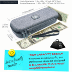 Hard Stethoscope Case, Large Stethoscope Carrying Case with ID Slot, Compatible with 3M Littmann/Adc/Omron/Mdf Stethoscope Includes Mesh Pocket for Nurse Accessories (Volcanic Grey) - Image 6