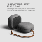 Compatible Galaxy Buds Case - Full Body Shockproof Hard Shell Cover (Modern-Sand Stone) - Image 2