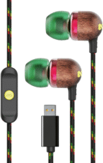 Smile Jamaica: Wired Earphones with Microphone, Noise Isolating Design, and Sustainable Materials, Brass - Image 10