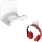 Headphone Hanger – Includes Removable Adhesive Strips for Easy, Damage-Free Wall, Desk, or PC Mounting (Premium White Headphone Hook – One Pack) - Image 7