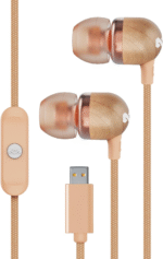 Smile Jamaica: Wired Earphones with Microphone, Noise Isolating Design, and Sustainable Materials, Brass - Image 15