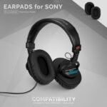 Replacement Earpads for Sony MDR 7506 Headphones - Quality Vegan Leather, Memory Foam Comfort, Long Lasting & Durable, Also Works with Headphones like Steelseries Arctis, ATH-M50X & More - Image 10