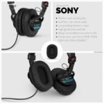 Replacement Earpads for Sony MDR 7506 Headphones - Quality Vegan Leather, Memory Foam Comfort, Long Lasting & Durable, Also Works with Headphones like Steelseries Arctis, ATH-M50X & More - Image 4