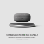 Compatible Galaxy Buds Case - Full Body Shockproof Hard Shell Cover (Modern-Sand Stone) - Image 3