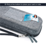 Hard Stethoscope Case, Large Stethoscope Carrying Case with ID Slot, Compatible with 3M Littmann/Adc/Omron/Mdf Stethoscope Includes Mesh Pocket for Nurse Accessories (Volcanic Grey) - Image 5