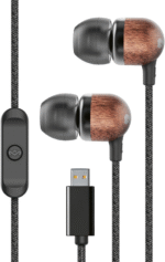 Smile Jamaica: Wired Earphones with Microphone, Noise Isolating Design, and Sustainable Materials, Brass - Image 12