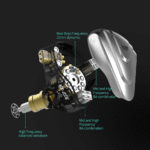 KZ ZSX 5BA+1DD 6 Driver Hybrid In-Ear Hifi Earphones with Zinc Alloy Faceplate, Recessed 2 Pin Detachable Cable for Audiophile Musician (Without Mic, Purple) - Image 8