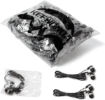 Bulk Earbuds Headphones Wholesale KWA-08-W Earphones, 100 Pack Disposable Ear Buds Bulk Individually Wrapped Headphones for School Classroom Students White - Image 6