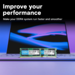 32GB DDR4 RAM Kit (2X16Gb), 3200Mhz (PC4-25600) CL22 Laptop Memory, SODIMM 260-Pin, Downclockable to 2933/2666Mhz, Compatible with 13Th Gen Intel Core and AMD Ryzen 7000 - CT2K16G4SFRA32A - Image 3