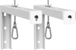 Universal Projector Screen Ceiling Mount, Wall Hanging Mount L-Brackets, 6 Inch Adjustable Extension with Hook Kit, Perfect Projector Screen Placement Hold up to 66 Lbs (PSM001-W), White - Image 10