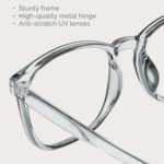 6 Pack Blue Light Blocking Glasses for Women Men – Stylish Computer & Gaming Glasses, Fashion Square Frame Eyewear - Image 3