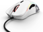 Model D Wired Gaming Mouse - 68G Superlight Honeycomb Design, RGB, Ergonomic, Pixart 3360 Sensor, Omron Switches, PTFE Feet, 6 Buttons - Glossy White - Image 4