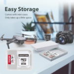 256GB Camera plus Series Memory Card, Read Speed up to 100Mb/S. Ideal for Full HD Video Gopro Drone Android Camera, A1 Micro SDXC Card with Mini Case and SD Adapter. - Image 7