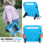 Kids Case for Ipad 2 3 4 Generation (Old Model)- Built-In Screen Protector, Shockproof Handle Stand Kids Friendly Compatible with Ipad 2Nd 3Rd 4Th Generation (Blue) - Image 7
