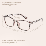 6 Pack Blue Light Blocking Glasses for Women Men – Stylish Computer & Gaming Glasses, Fashion Square Frame Eyewear - Image 5