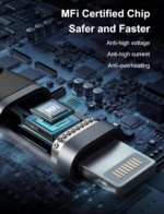 10 Ft Iphone Charger Cord 3Pack Long Mfi Certified Lightning Cable 10 Feet Braided USB Iphone Charging Cord with Apple Iphone 14 13 12 11 Pro Max XS XR X 8 7 6 5 plus Ipad - Image 5