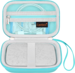 Hard Case for HP Sprocket 2X3 Portable Instant Photo Printer, Zipper Mesh Pocket Fits Photo Paper and Cable, Black - Image 13