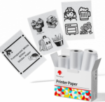 Golden Self-Adhesive Thermal Paper, Glossy Printable Sticker Paper Label for  M02/M02 Pro/M02S/P2S/M03/M04S Mini Sticker Printer, 50Mm X 3.5M, Diameter 28Mm, 3-Rolls - Image 10