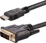 .Com 6Ft HDMI to DVI D Adapter Cable - Bi-Directional - HDMI to DVI or DVI to HDMI Adapter for Your Computer Monitor (HDMIDVIMM6) - Image 12