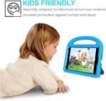 Kids Case for Ipad Mini 5/4/3/2/1 (7.9"), Durable Shockproof Protective Handle Bumper Stand Cover with 2*Screen Protectors for 7.9 Inch Apple Ipad Mini 5Th/4Th/3Rd/2Nd/1St Generation, Blue - Image 5