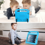 Kids Case for Ipad 2 3 4 Generation (Old Model)- Built-In Screen Protector, Shockproof Handle Stand Kids Friendly Compatible with Ipad 2Nd 3Rd 4Th Generation (Blue) - Image 4