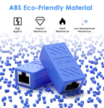 RJ45 Coupler, Ethernet Extender for Cat7/Cat6/Cat5E/Cat5 Female to Female Ethernet Coupler Connector (5, Blue) - Image 4
