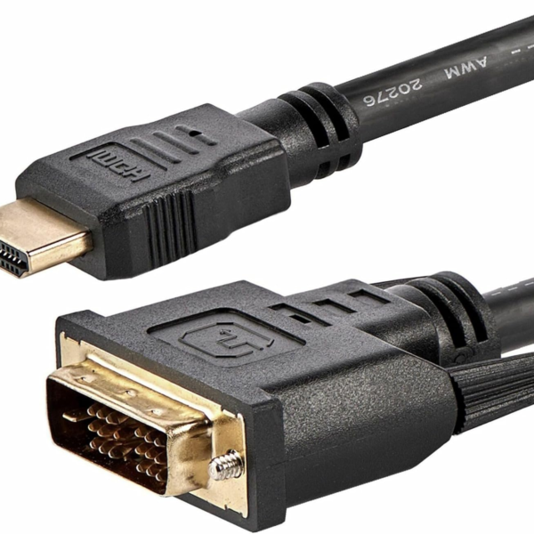 .Com 6Ft HDMI to DVI D Adapter Cable - Bi-Directional - HDMI to DVI or DVI to HDMI Adapter for Your Computer Monitor (HDMIDVIMM6)