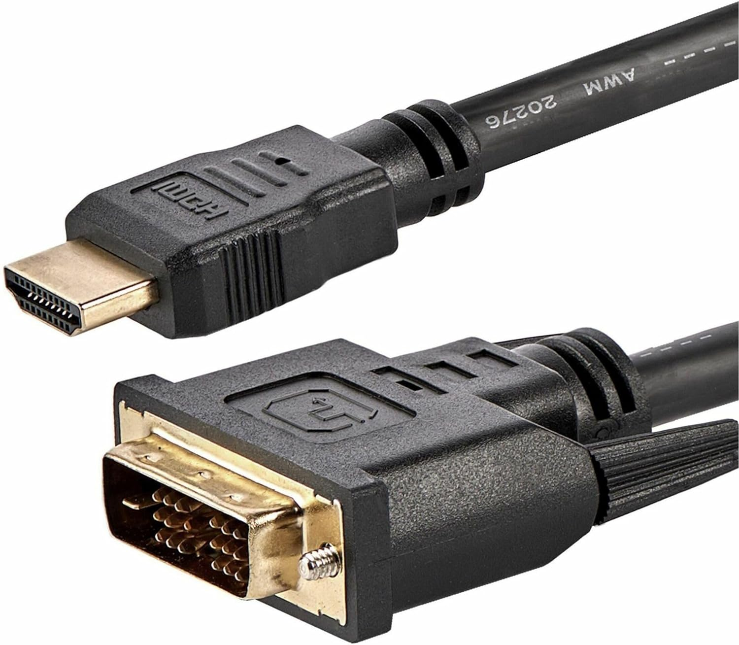 59264dfe6489ce886493c28dae205b1f.png .Com 6Ft HDMI to DVI D Adapter Cable - Bi-Directional - HDMI to DVI or DVI to HDMI Adapter for Your Computer Monitor (HDMIDVIMM6) - Image 1