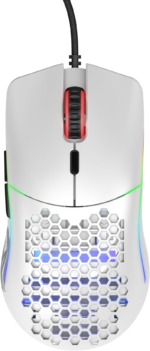 Model O Wired Gaming Mouse 67G Superlight Honeycomb Design, RGB, Pixart 3360 Sensor, Omron Switches, Ambidextrous - Matte White - Image 2