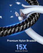 10 Ft Iphone Charger Cord 3Pack Long Mfi Certified Lightning Cable 10 Feet Braided USB Iphone Charging Cord with Apple Iphone 14 13 12 11 Pro Max XS XR X 8 7 6 5 plus Ipad - Image 4