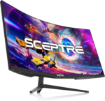 30-Inch Curved Gaming Monitor 21:9 2560X1080 Ultra Wide/ Slim HDMI Displayport up to 200Hz Build-In Speakers, Metal Black (C305B-200UN1) - Image 5