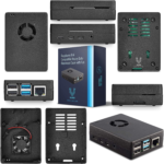 Raspberry Pi 4 4GB Basic Starter Kit with Fan-Cooled Heavy-Duty Aluminum Alloy Case - Image 3