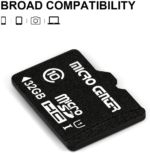 32GB Class 10 Microsdhc Flash Memory Card with Adapter for Mobile Device Storage Phone, Tablet, Drone & Full HD Video Recording - 80Mb/S UHS-I, C10, U1 (5 Pack) - Image 4