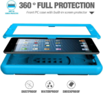 Kids Case for Ipad 2 3 4 Generation (Old Model)- Built-In Screen Protector, Shockproof Handle Stand Kids Friendly Compatible with Ipad 2Nd 3Rd 4Th Generation (Blue) - Image 3
