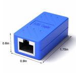 RJ45 Coupler, Ethernet Extender for Cat7/Cat6/Cat5E/Cat5 Female to Female Ethernet Coupler Connector (5, Blue) - Image 6