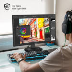 E249W-19203R 24-Inch FHD LED Gaming Monitor 2X HDMI VGA 75Hz Build-In Speakers, Machine Black - Image 6