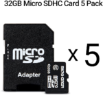 32GB Class 10 Microsdhc Flash Memory Card with Adapter for Mobile Device Storage Phone, Tablet, Drone & Full HD Video Recording - 80Mb/S UHS-I, C10, U1 (5 Pack) - Image 2