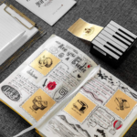 Golden Self-Adhesive Thermal Paper, Glossy Printable Sticker Paper Label for  M02/M02 Pro/M02S/P2S/M03/M04S Mini Sticker Printer, 50Mm X 3.5M, Diameter 28Mm, 3-Rolls - Image 3