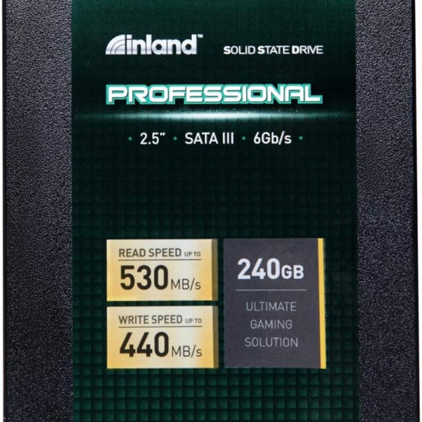 Professional 240GB SSD 3D NAND SATA III 6Gb/S 2.5" 7Mm Internal Solid State Drive (240G)