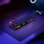 Custom Gaming Keyboard - GMMK 60% Percent Compact - USB C Wired Mechanical Keyboard - RGB Hot Swappable Switches & Keycaps - Black Metal Top Plate - Image 6