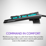 Low-Profile RGB Gaming Keyboard AW510K, Alienfx per Key RGB LED Color Backlighting, Media CONTROLS & USB Passthrough, Cherry MX Low Profile Red Switches - Image 4