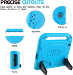 Kids Case for Ipad 2 3 4 Generation (Old Model)- Built-In Screen Protector, Shockproof Handle Stand Kids Friendly Compatible with Ipad 2Nd 3Rd 4Th Generation (Blue) - Image 5