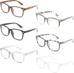 6 Pack Blue Light Blocking Glasses for Women Men – Stylish Computer & Gaming Glasses, Fashion Square Frame Eyewear - Image 11